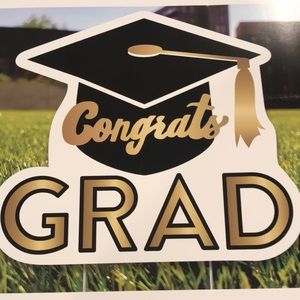 Brand new Celebrate it graduation Yard sign